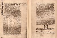 Abbildung 1: Urkunde der Ersterwähnung des Eichsfeldes im Jahre 897 in einer Abschrift aus dem 12. Jahrhundert.