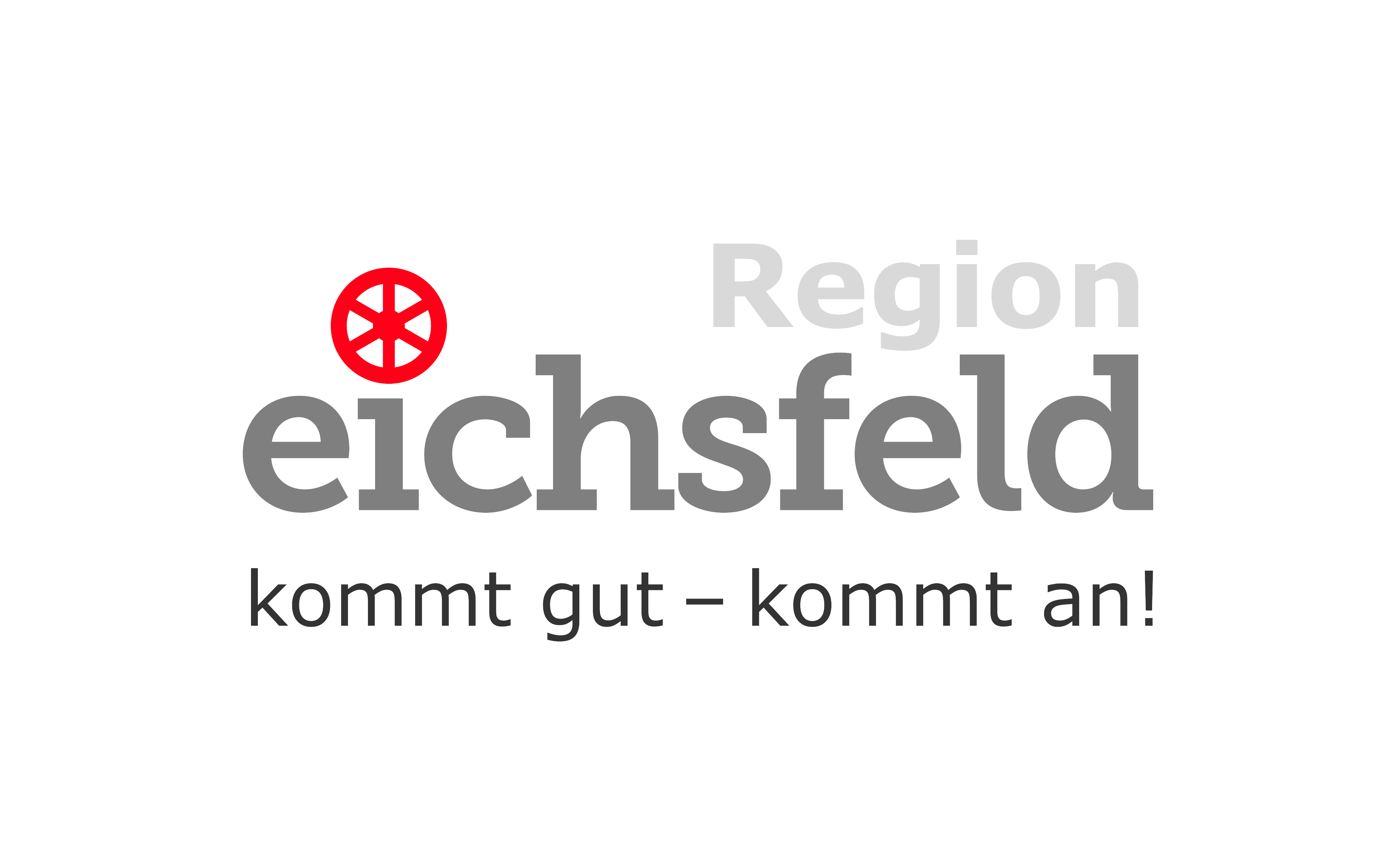 Logo Dachmarke Region Eichsfeld mit Claim kommt gut - kommt an